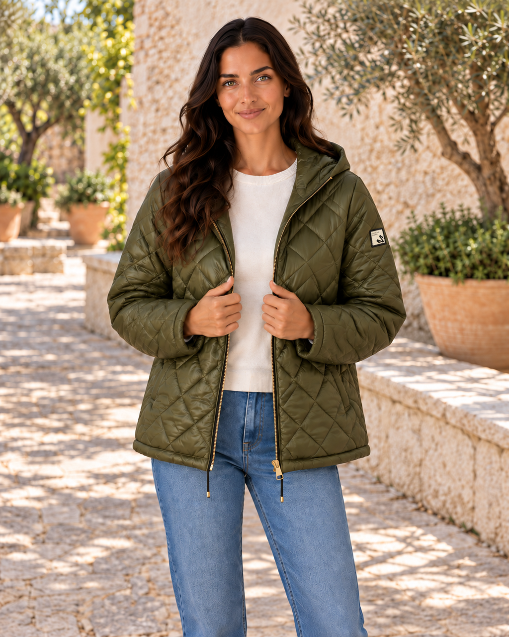CAZADORA ACOLCHADA-KHAKI