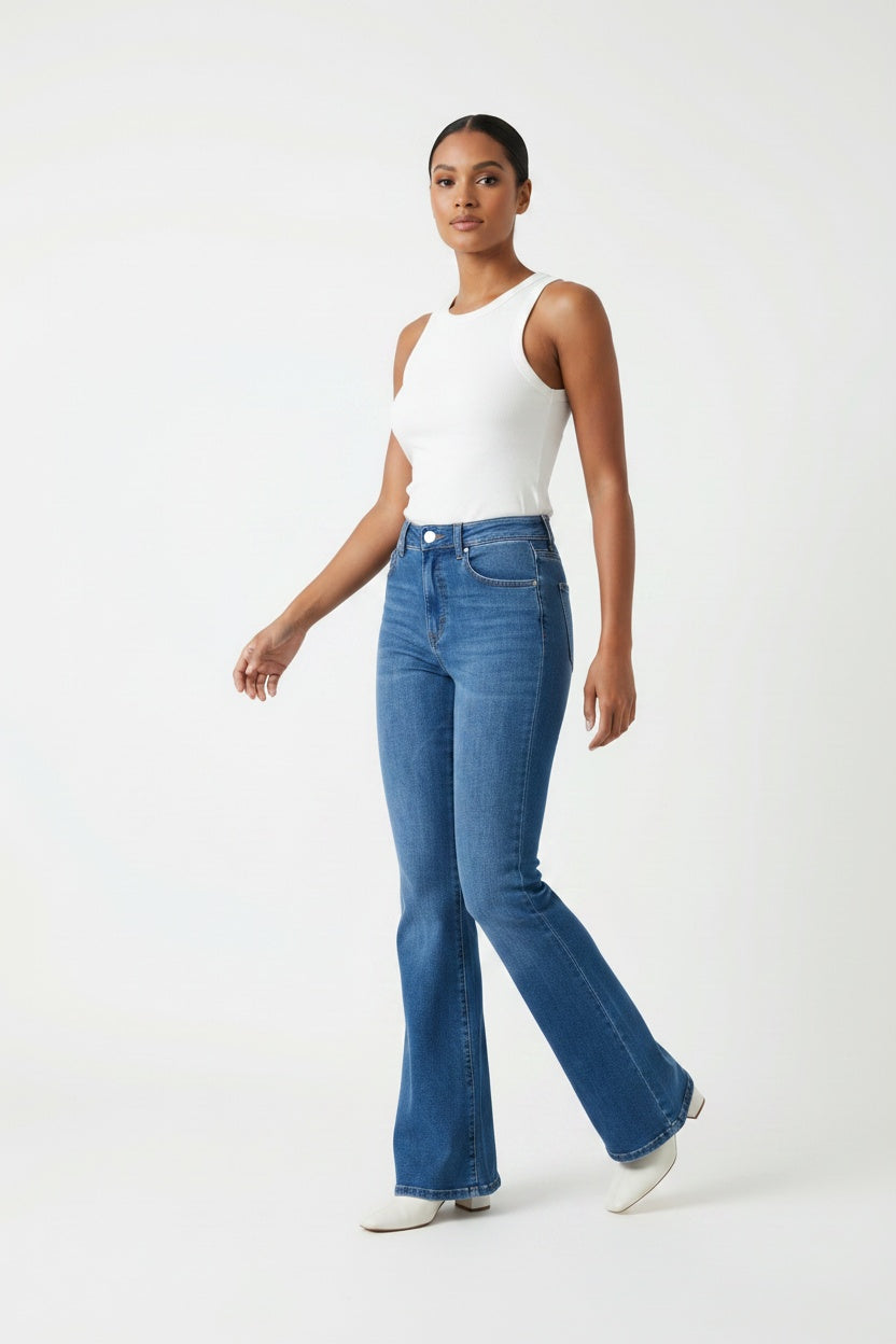 PANTALÓN CAMPANA VAQUERO