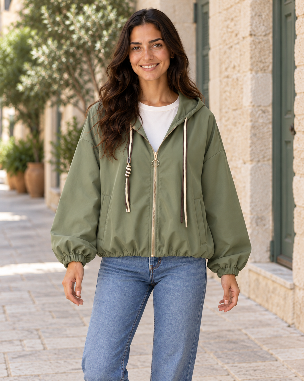 CAZADORA GOM-KHAKI