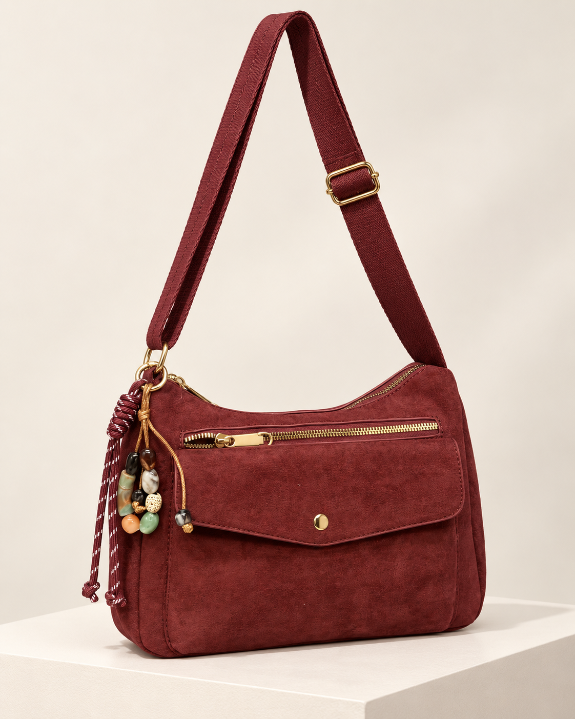 BOLSO BANDOLERA-GRANATE