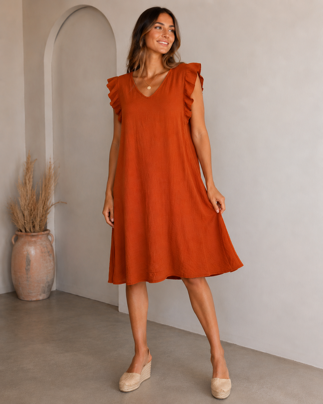 VESTIDO BASIC-TEJA