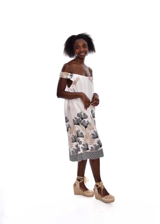 VESTIDO PALMS-NEGRO