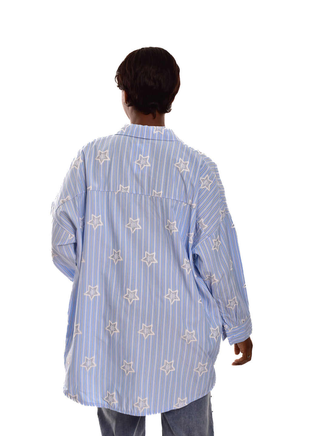 BLUSA AZUL ESTRELLAS