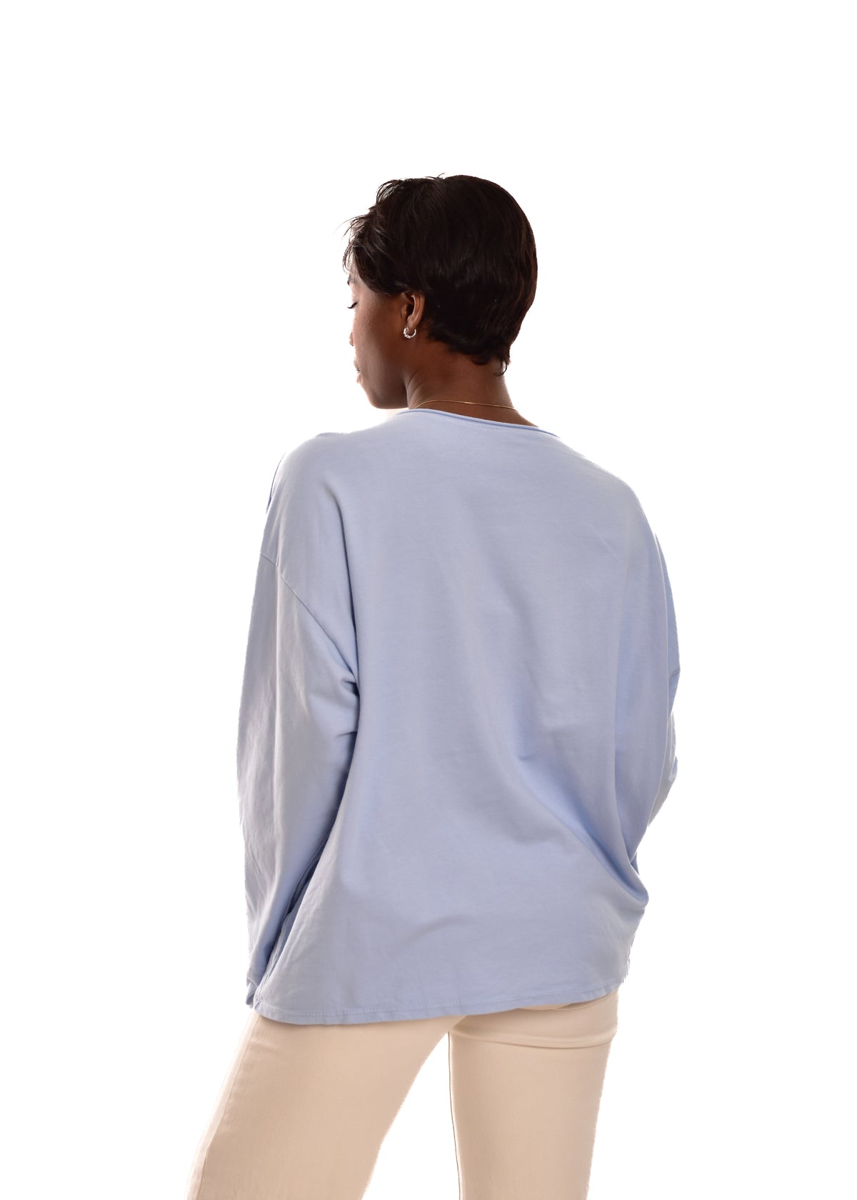 CAMISETA TACHUELAS-AZUL