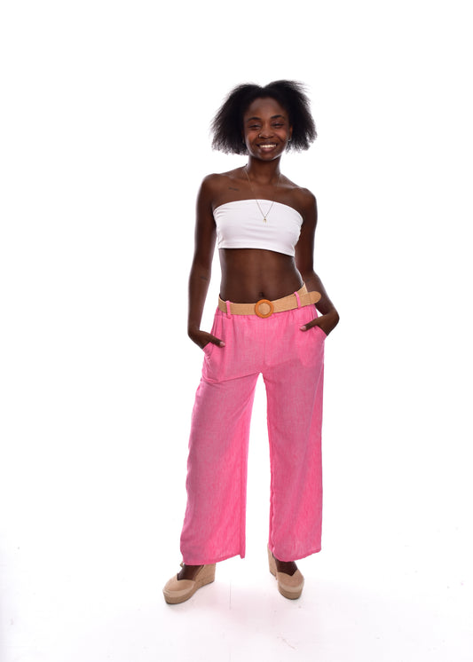 PANTALÓN LIN- ROSA