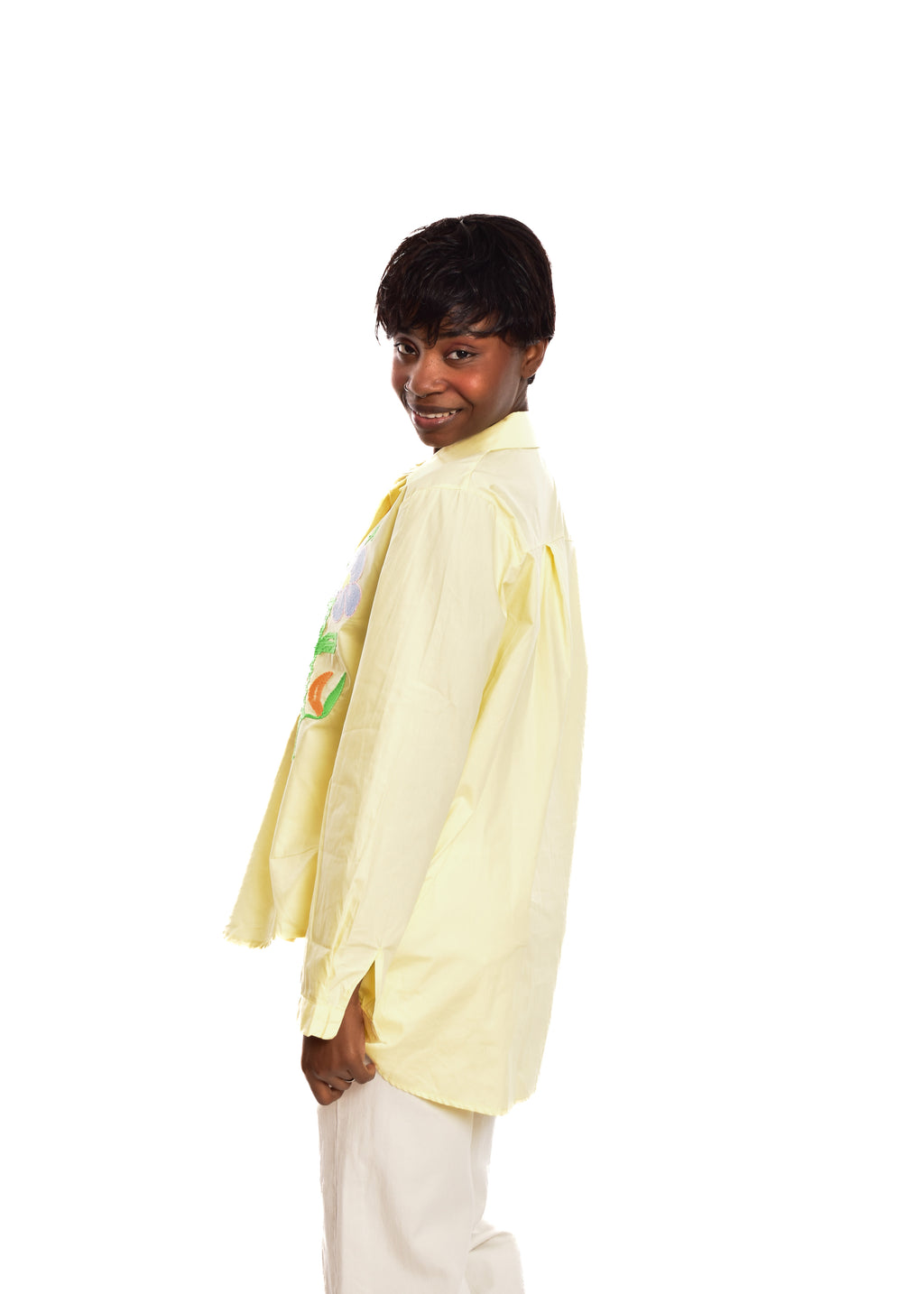 BLUSA BORDADOS-AMARILLA