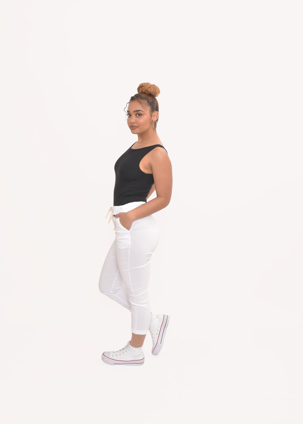 PANTALÓN SPORTY  BLANCO