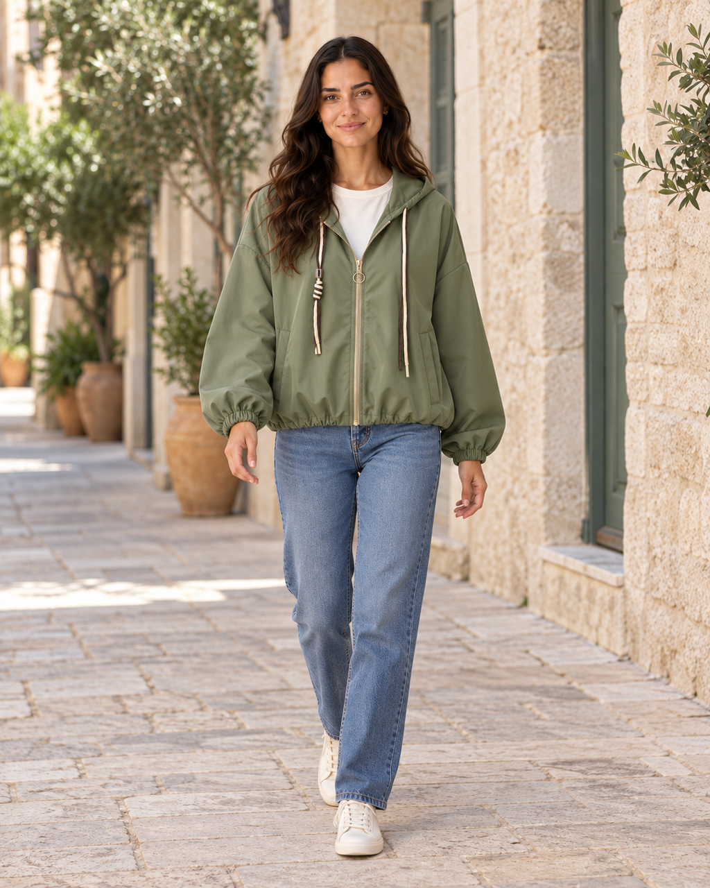 CAZADORA GOM-KHAKI