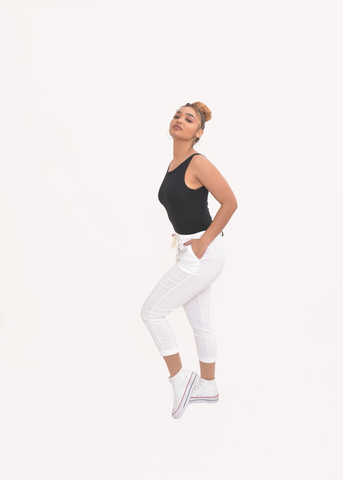 PANTALÓN SPORTY  BLANCO