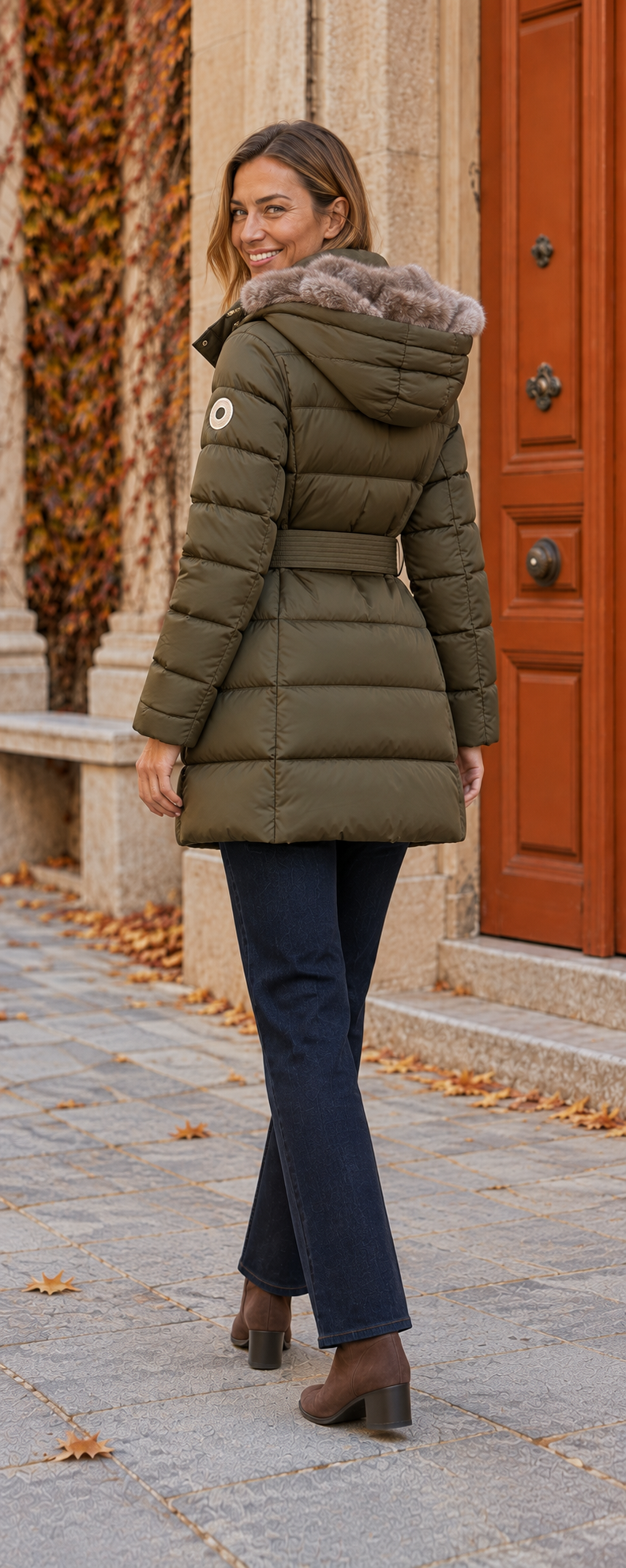 CAZADORA PEL-KHAKI