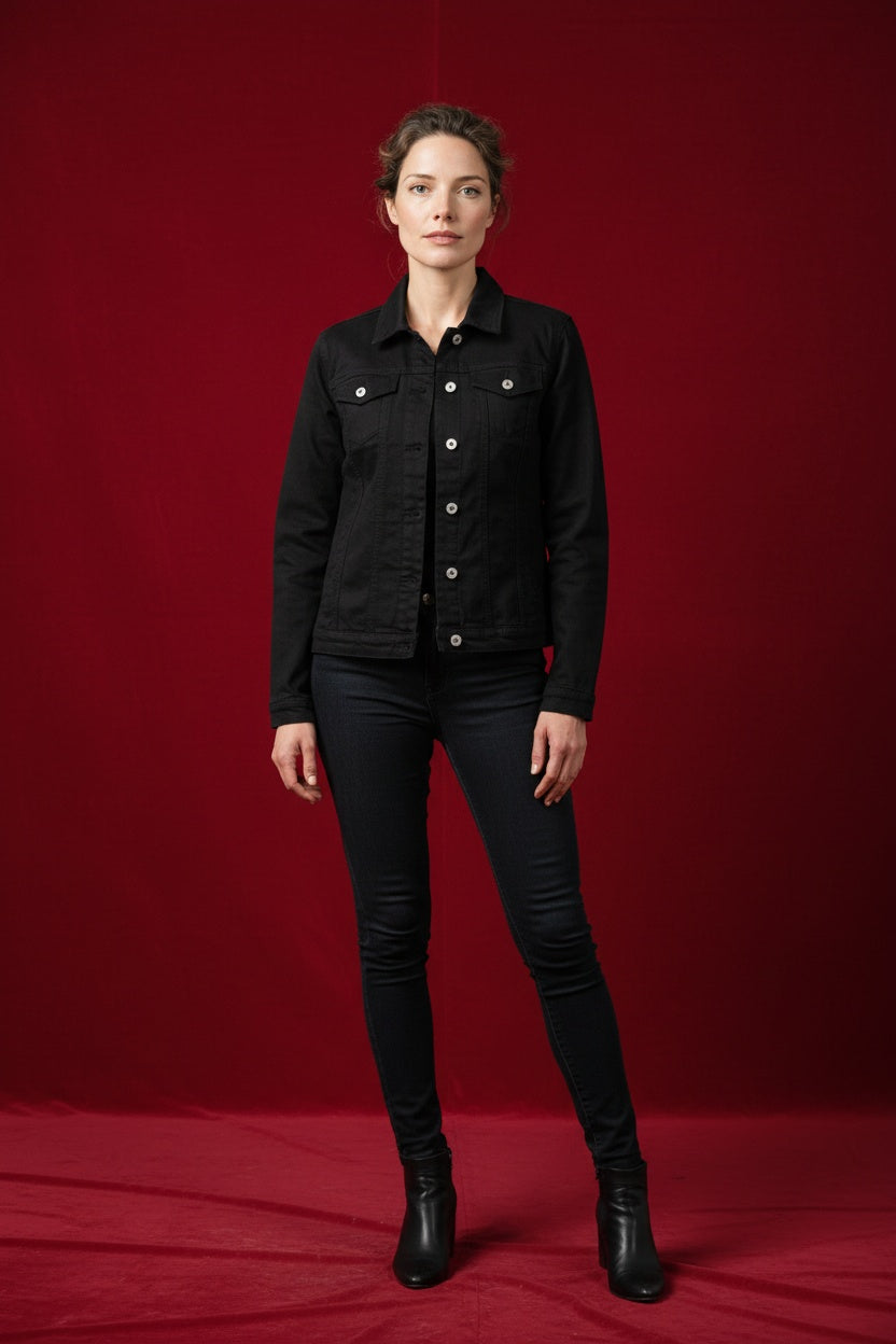 CAZADORA VAQUERA-NEGRO