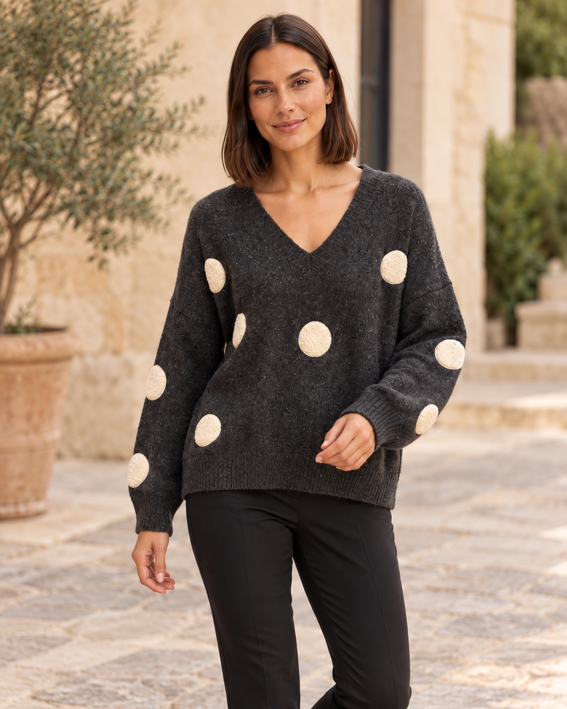 JERSEY TOPITOS-GRIS OSCURO