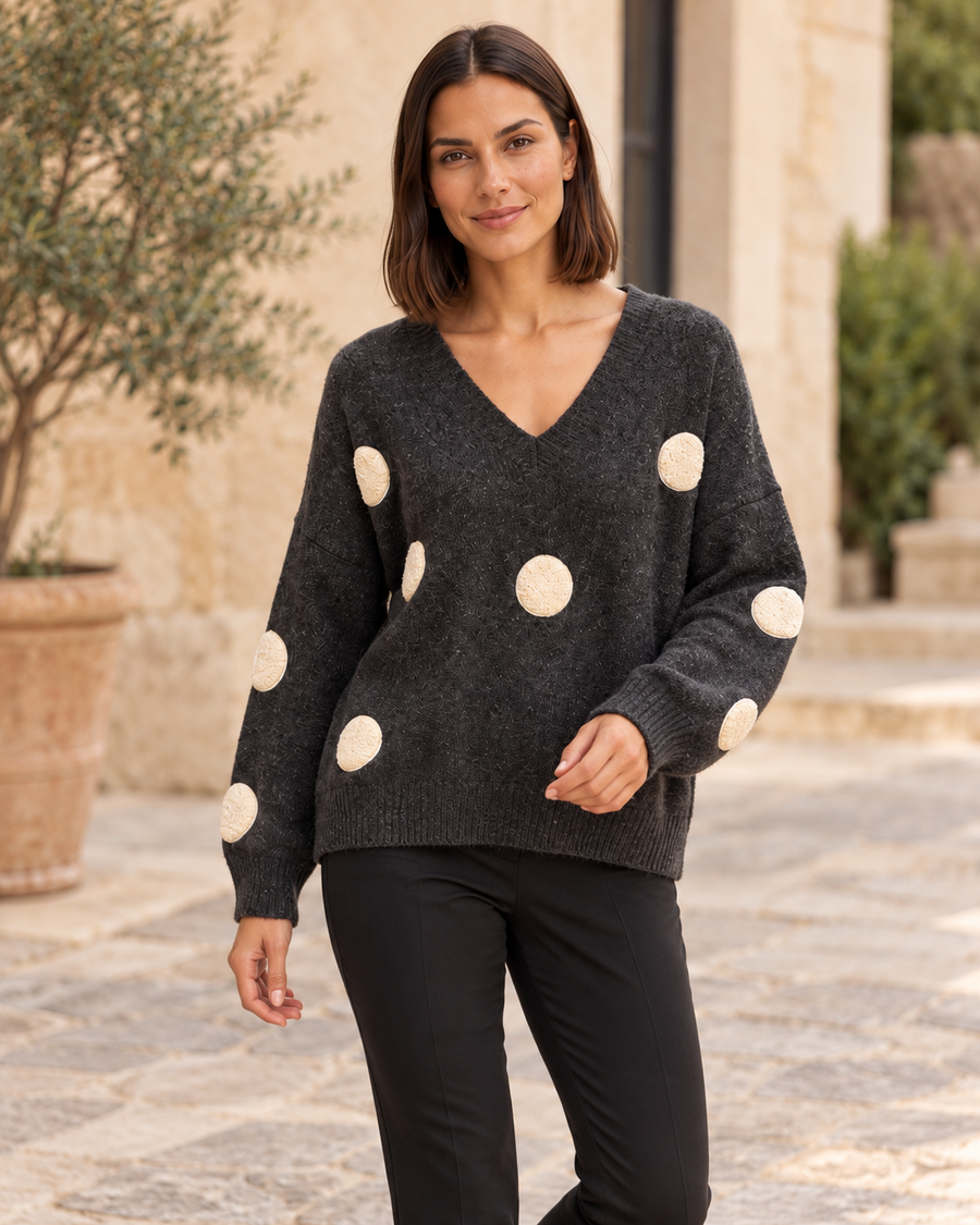 JERSEY TOPITOS-GRIS OSCURO