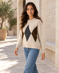 JERSEY ROMBOS-BEIGE
