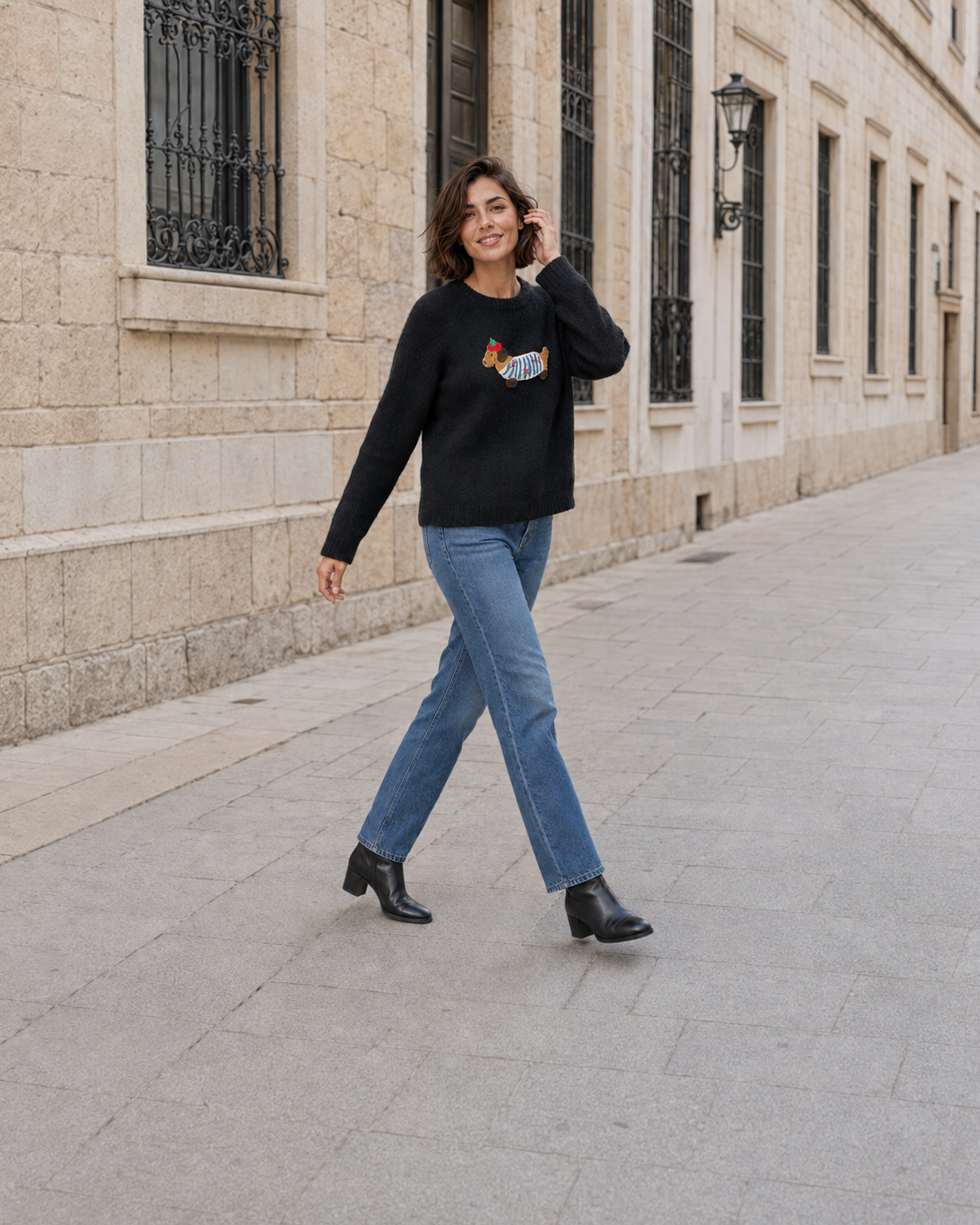 CAMISOLA DE FIM DE SEMANA-PRETO