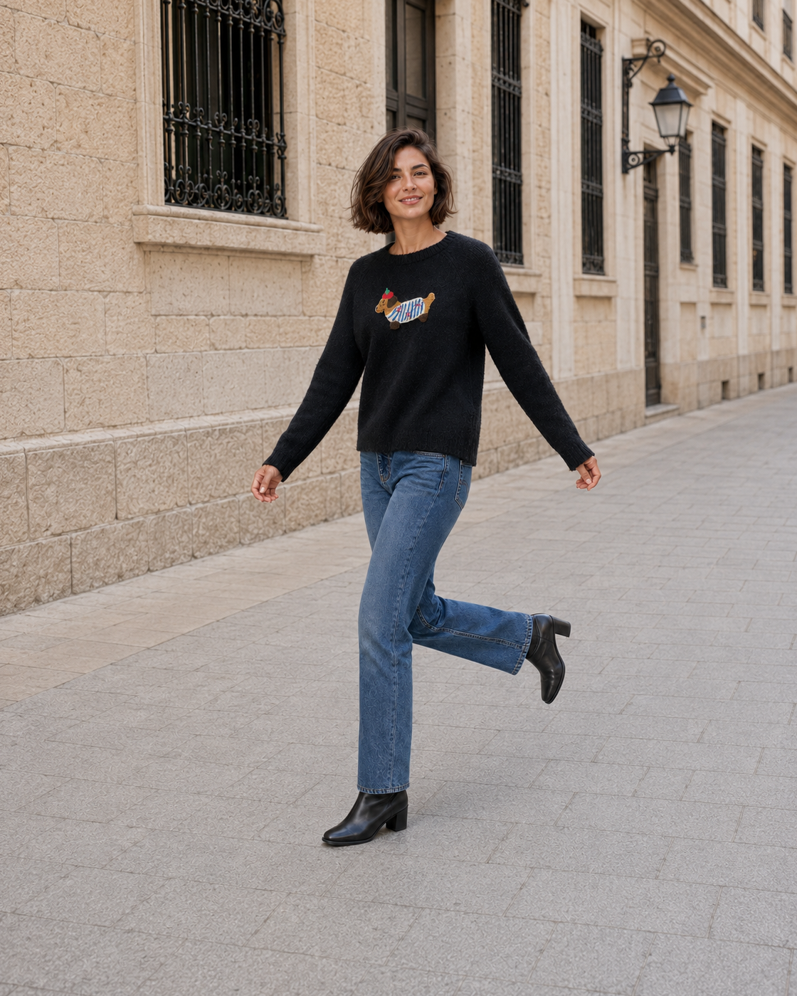 CAMISOLA DE FIM DE SEMANA-PRETO