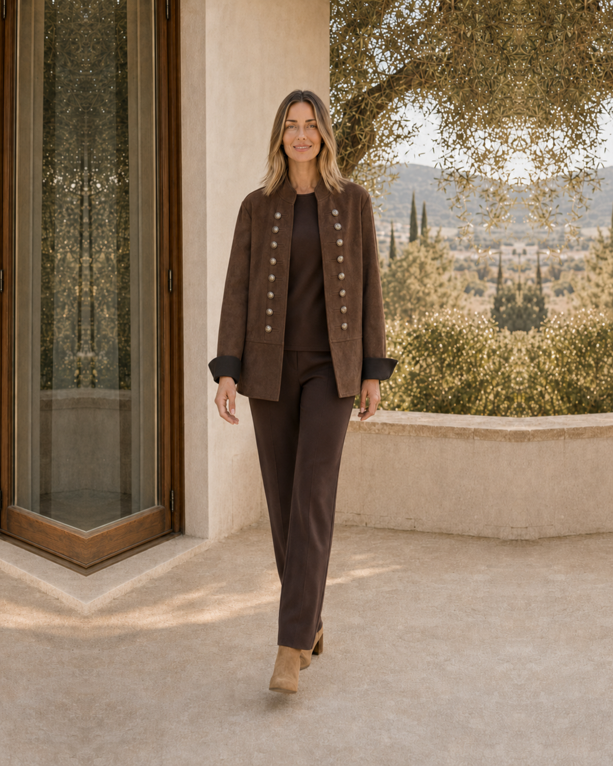 BLAZER ANTELINA-MARRÓN
