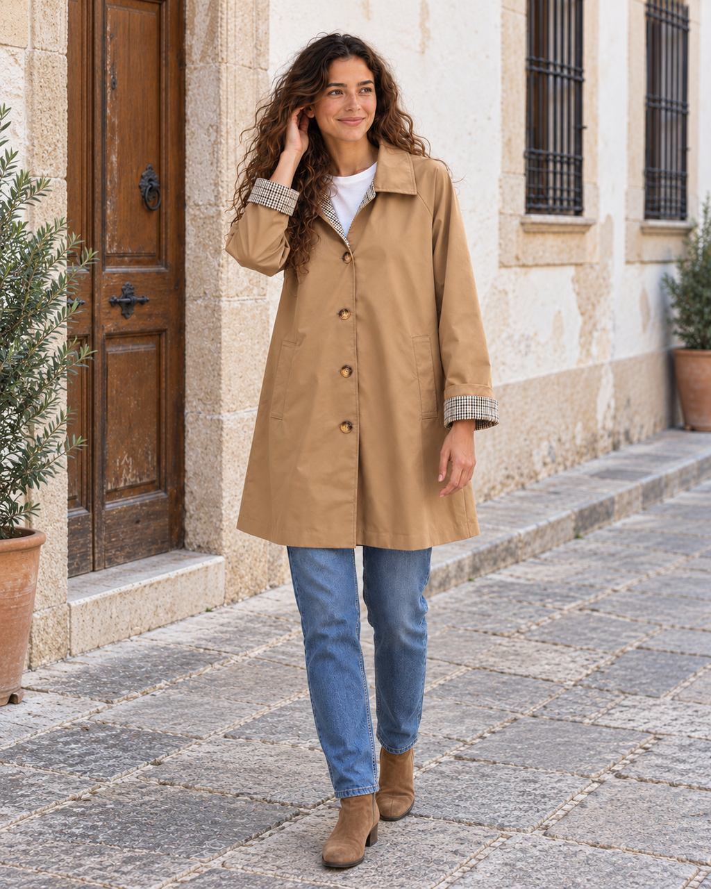 GABARDINA BEIGE