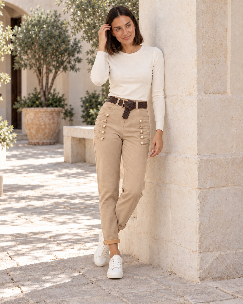 PANTALÓN BOT-BEIGE