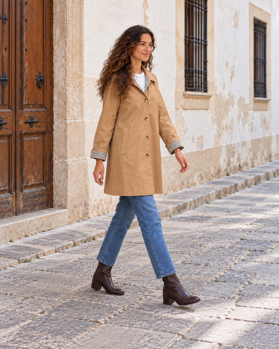 GABARDINA BEIGE