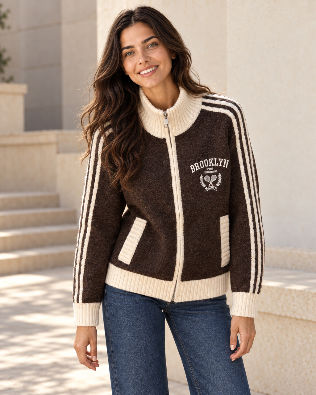 CHAQUETA BROOKKLYN- MARRÓN