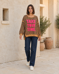 MAXI SUDADERA TAKE-CAFÉ