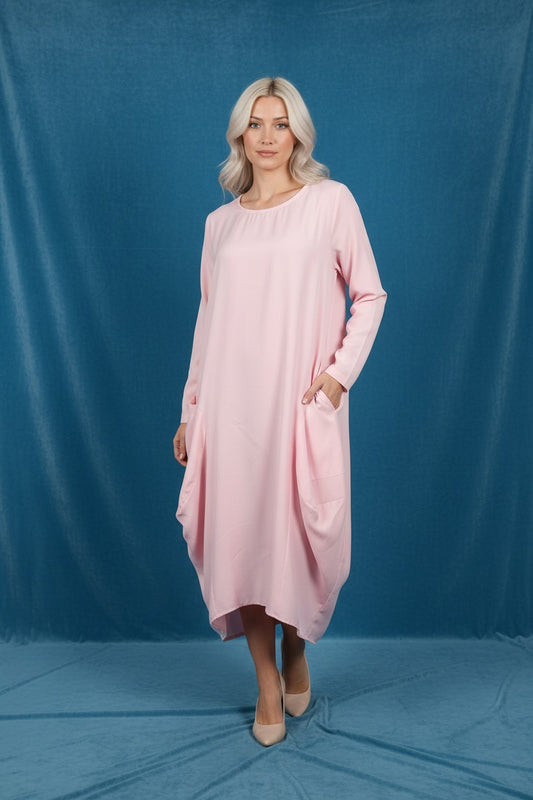 VESTIDO CAS-ROSA
