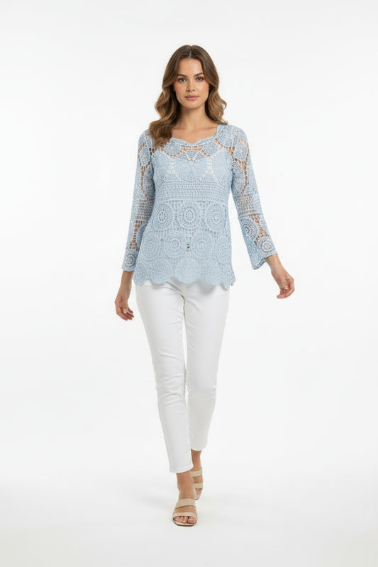 BLUSA CALADA-AZUL