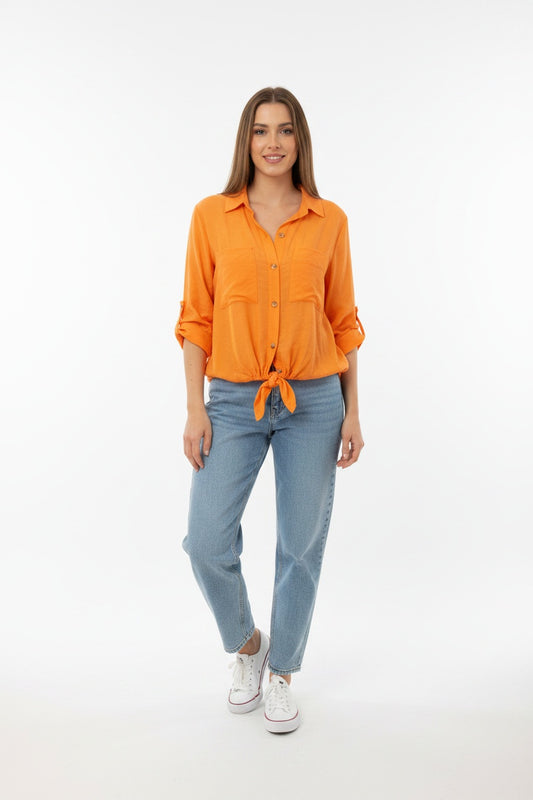 BLUSA BOT-NARANJA
