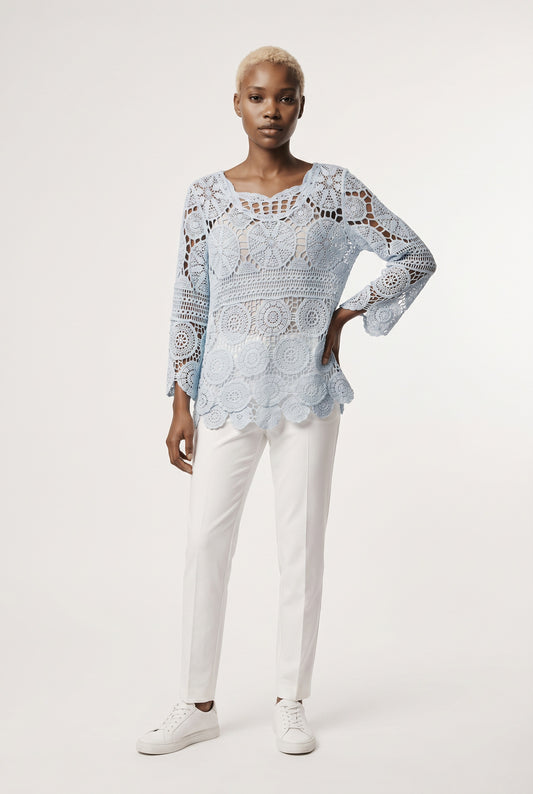 BLUSA CALADA-AZUL