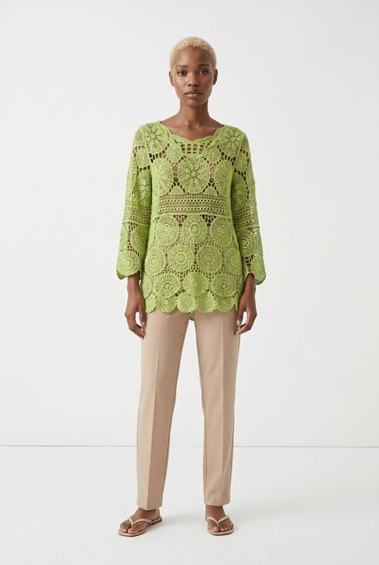 BLUSA CALADA-VERDE