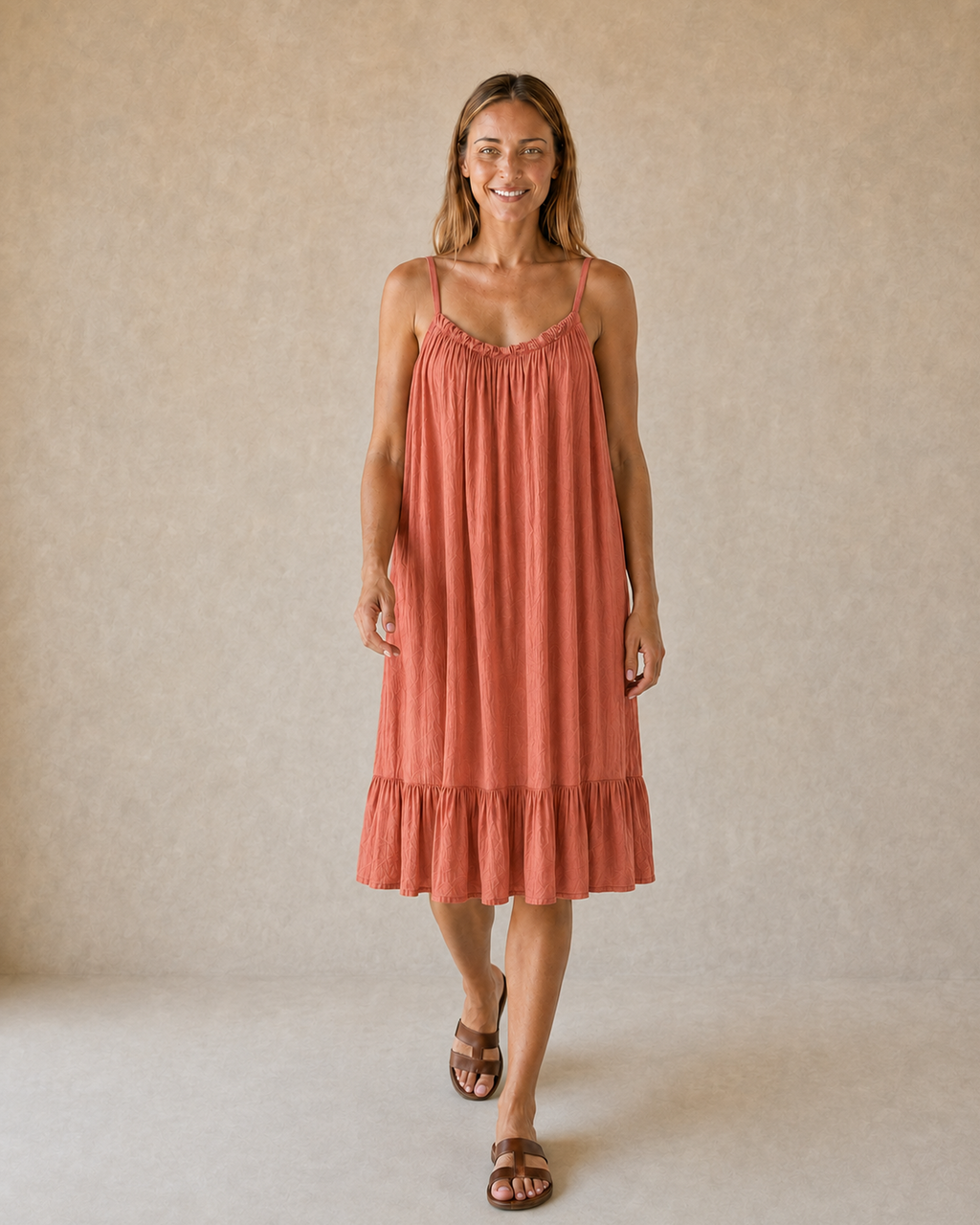 VESTIDO TIRANTE-ROSADO