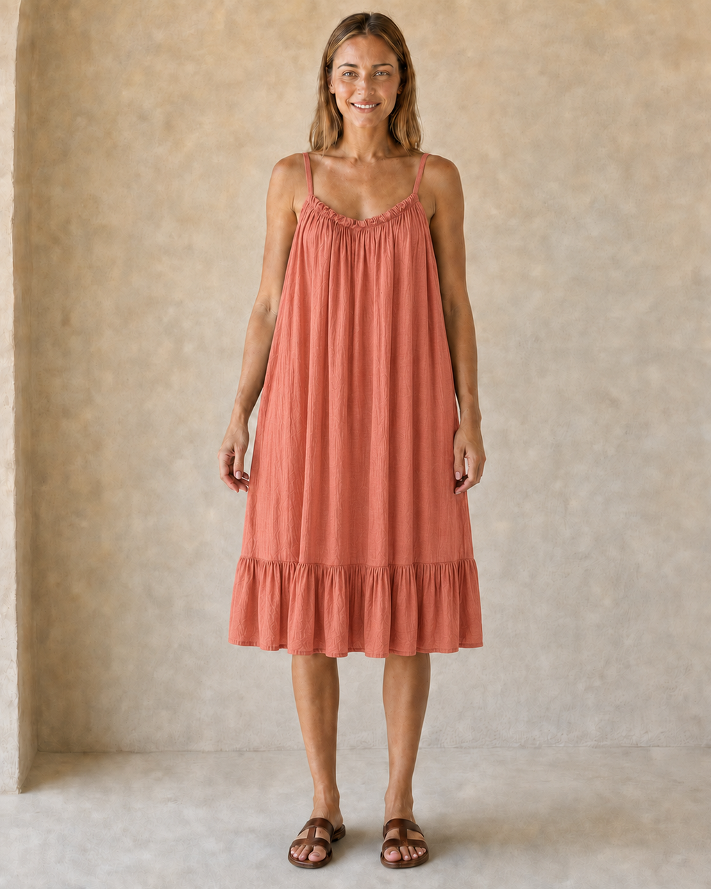 VESTIDO TIRANTE-ROSADO