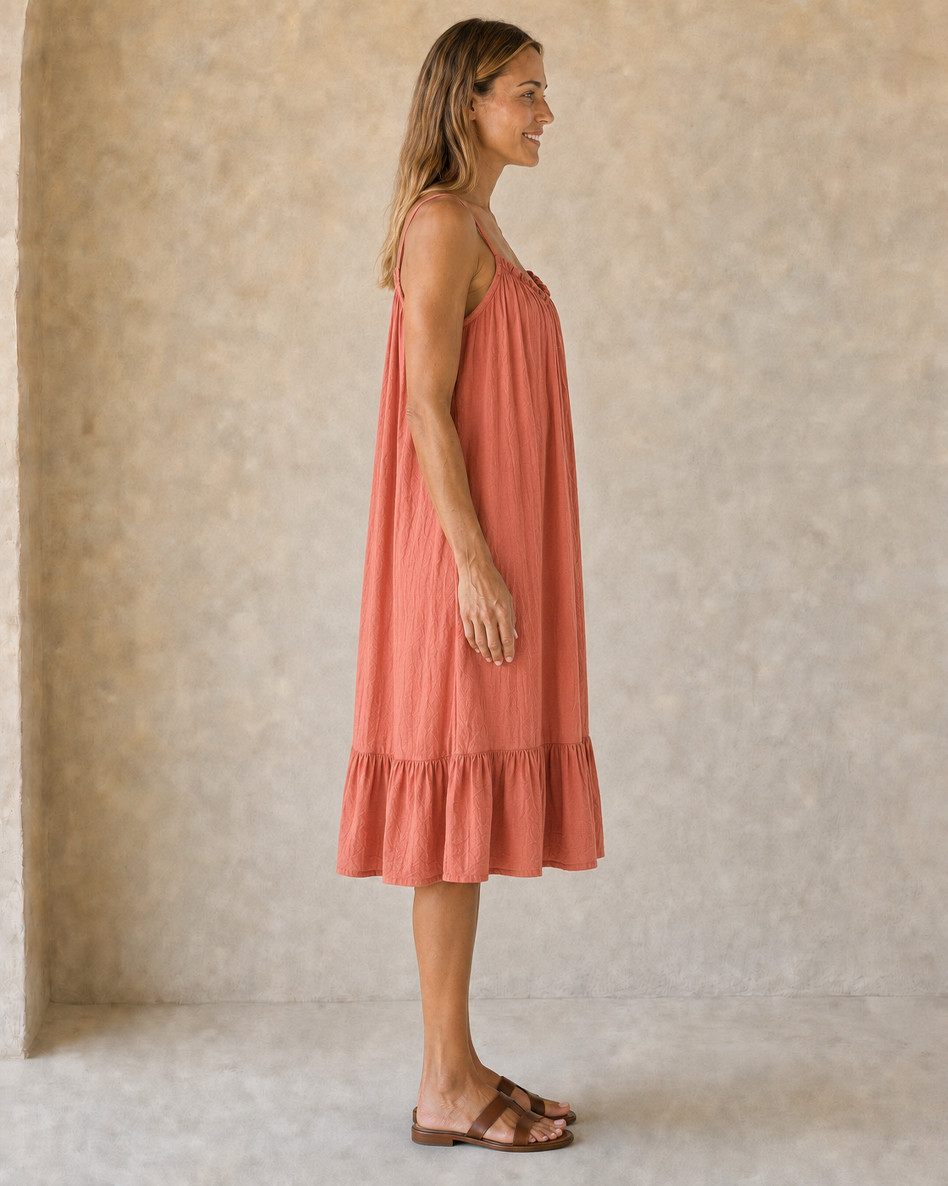 VESTIDO TIRANTE-ROSADO