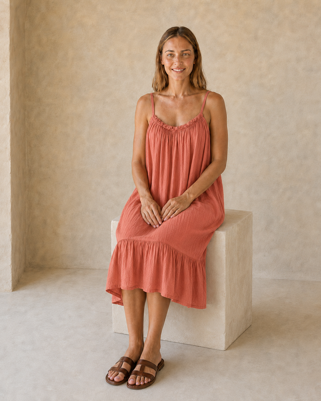 VESTIDO TIRANTE-ROSADO